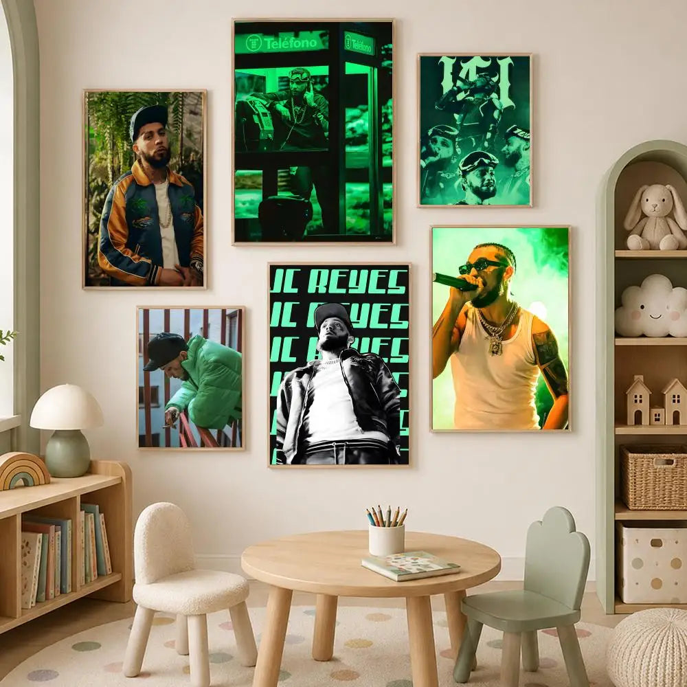 J-JC Reyes HD Wall Art Poster – Self-Stick Waterproof Décor Wall Art Poster Axl