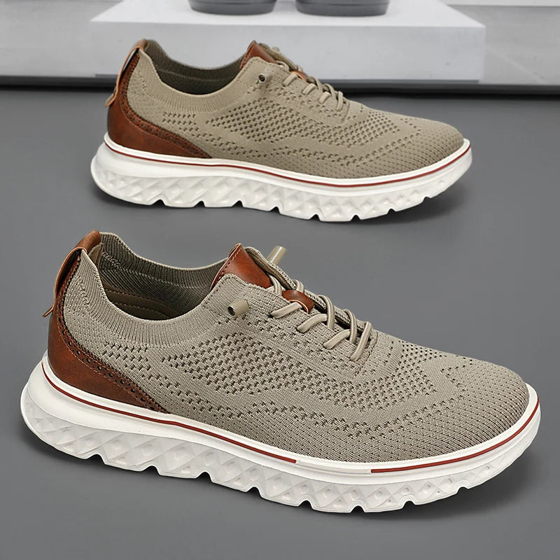 Men's Lightweight Breathable Sneakers – Low Top Walking Shoes Men's Sneakers Axl