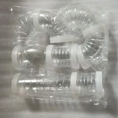 Hamster Tunnel Tube Set – Connectable Plastic Cage Toy Small Pet Tunnel Toy Axl white
