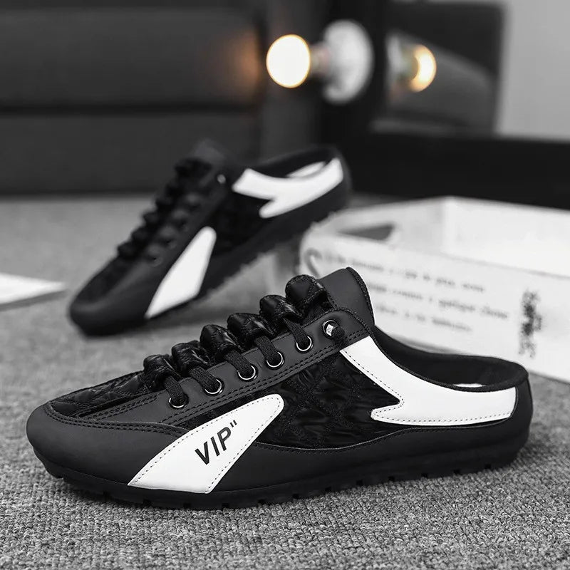 Men's Casual Loafers – Breathable Flat Sole Slip-On Shoes Men's Casual Loafers Axl black 39