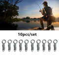 10-Pack Carp Fishing Back Lead Clips with Tubes | ABS Tackle Fishing Lead Clips Axl A
