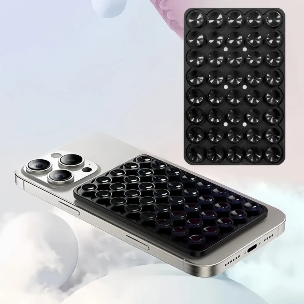 Silicone Double-Sided Suction Phone Holder – Anti-Slip Mount Phone Suction Mount Axl