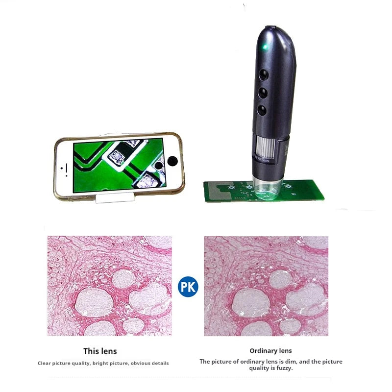 WiFi Wireless Digital Microscope 1600X | Mobile Phone Digital Microscope Axl