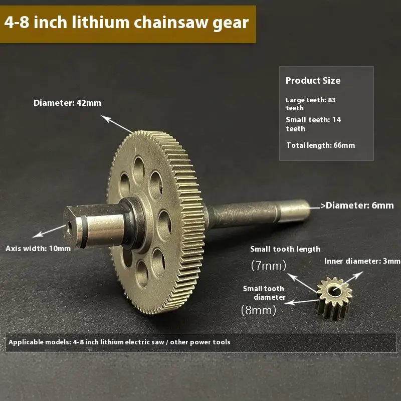 Mini Gear with Shaft – 550 Type 14-Tooth Brushless Motor Assembly Motor Gear Assembly Axl Default Title