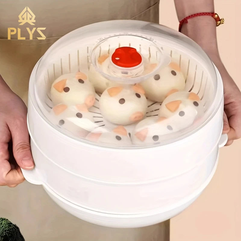Microwave Steamer – Food Grade High Temp Cooking Tool Microwave Steamer Axl
