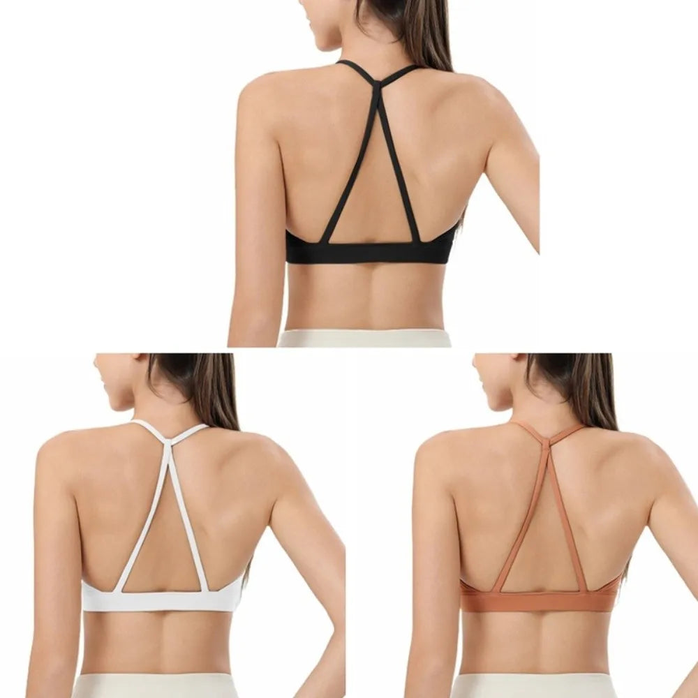 Women's Yoga Sports Bra – Breathable Slim Fit Fitness Bra Yoga Sports Bra Axl