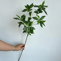 80CM Artificial Green Leaf Branch – Indoor & Outdoor Decor Artificial Plant Branch Axl Green
