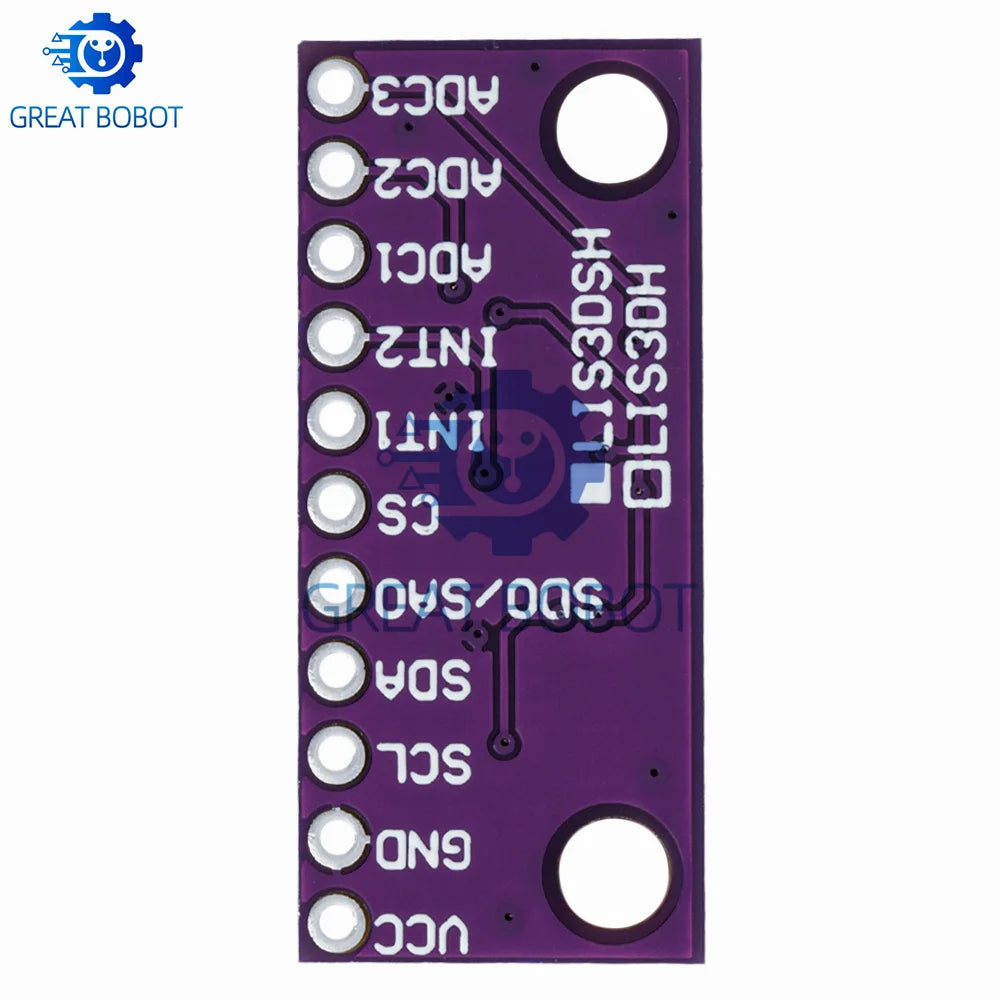 LIS3DSH 3-Axis Accelerometer Module for Arduino | Motion Sensor Accelerometer Module Axl