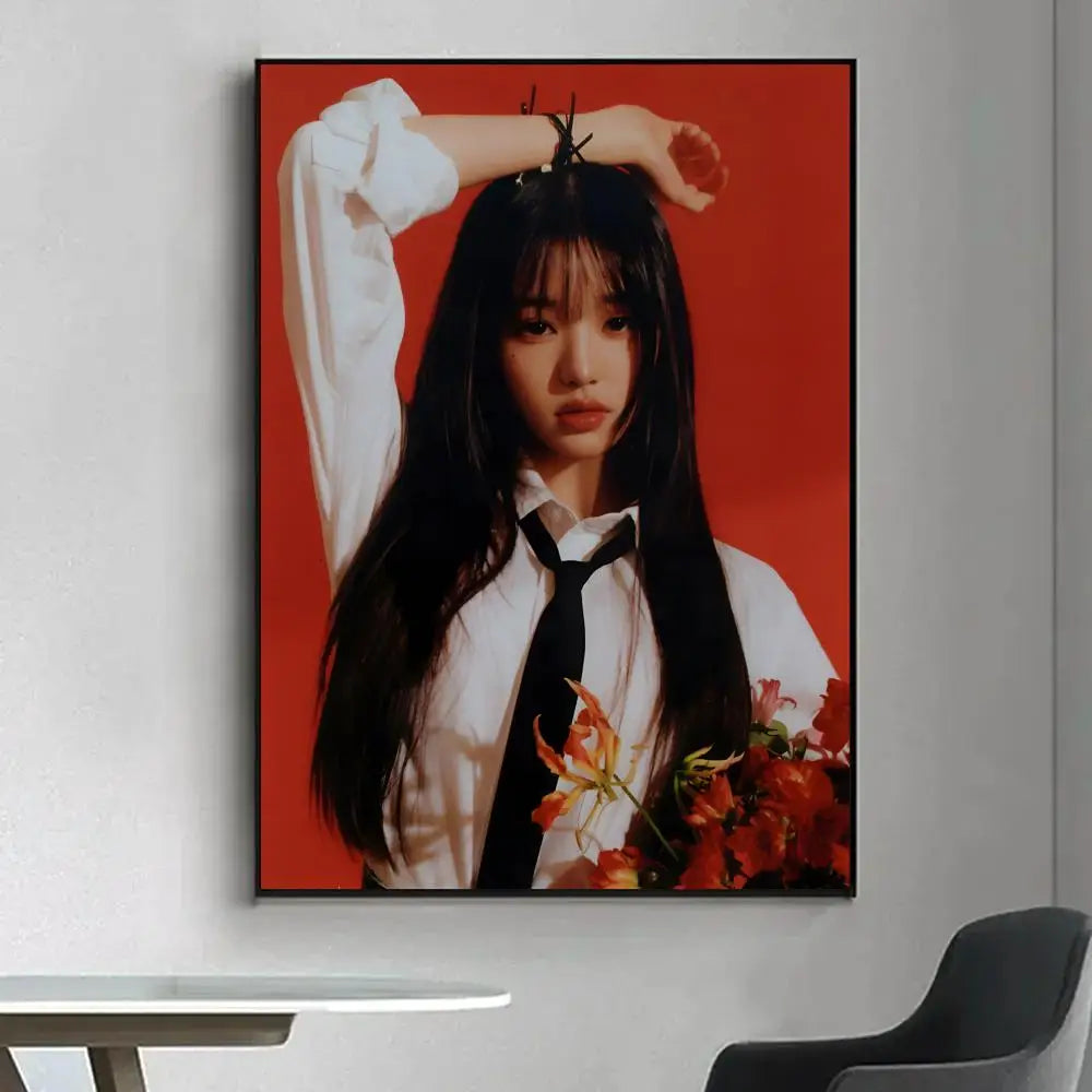 Wonyoung Kpop HD Poster – Waterproof Sticky Wall Art Decor Wall Art Poster Axl