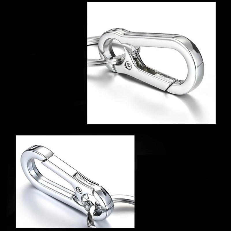 Stainless Steel Gourd Carabiner Keychain – Belt Clip Anti-Lost Carabiner Keychain Axl