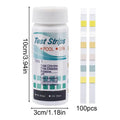 100-Pack 7-in-1 Aquarium Water Test Strips – pH Pool & Spa Kit Water Test Strips Axl White
