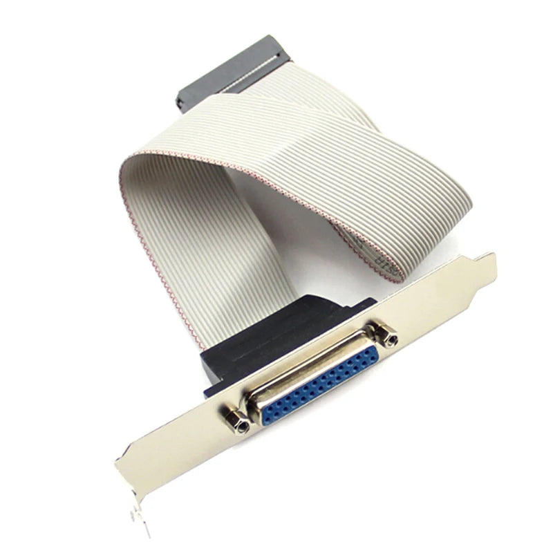 LPT1 Parallel Port Adapter – DB25 Female to IDC 26-Pin Bracket Port Adapter Bracket Axl one size