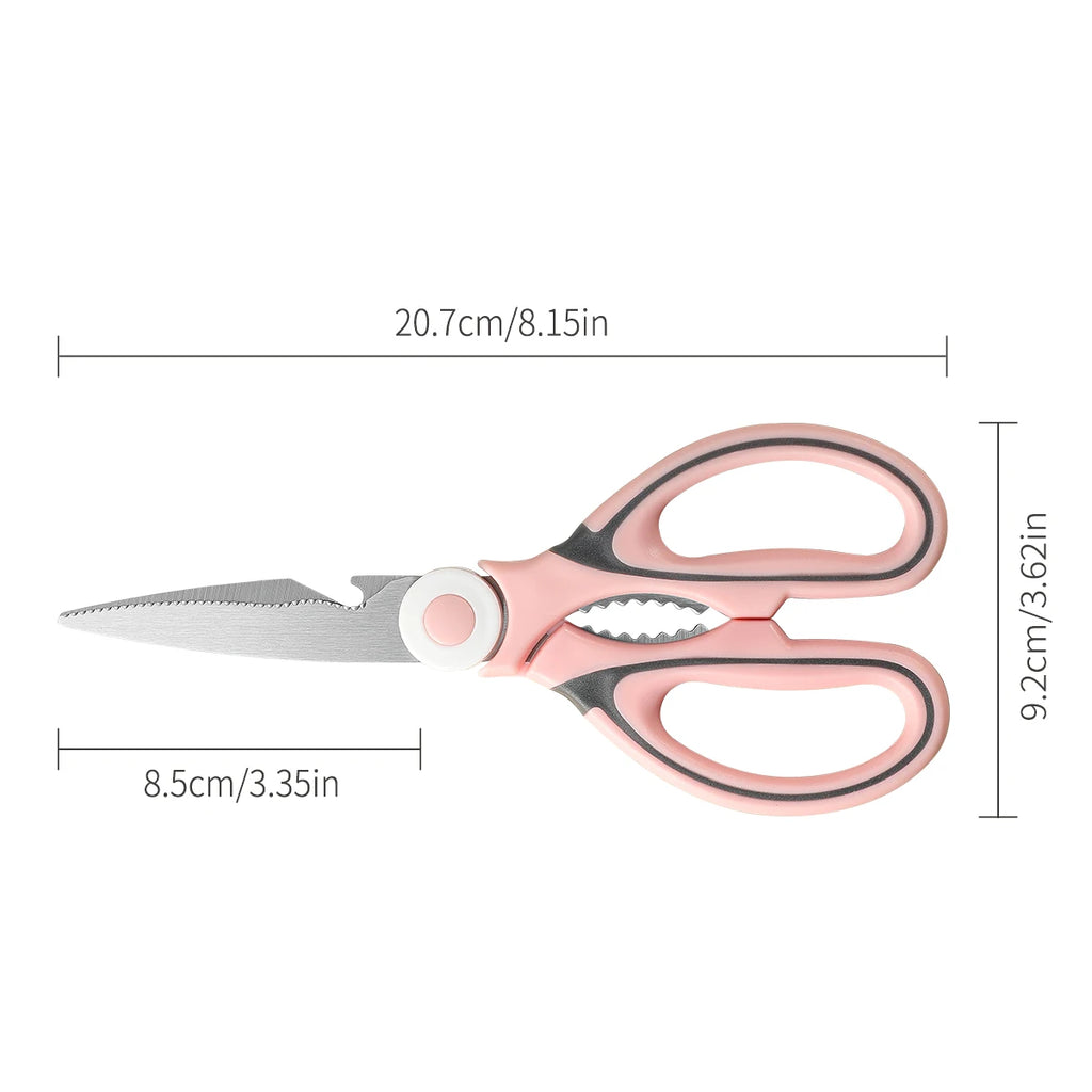 Multifunction Stainless Steel Kitchen Scissors | Food & Bone Shears Kitchen Scissors Axl