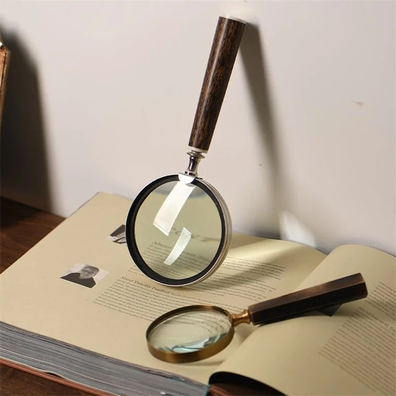 Handheld Magnifying Glass for Kids & Seniors | Reading Loupe Handheld Magnifier Axl