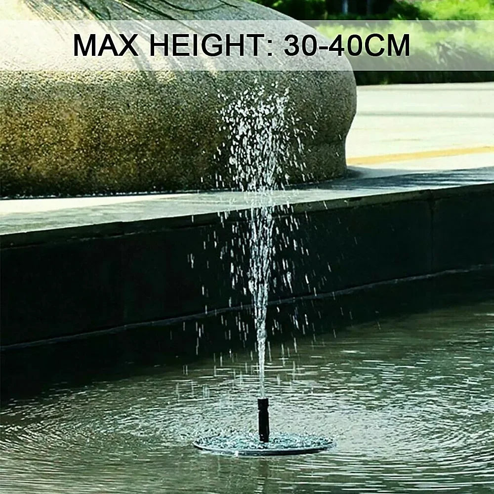 Mini Solar Fountain – Bird Bath, Pond & Garden Water Feature Solar Garden Fountain Axl