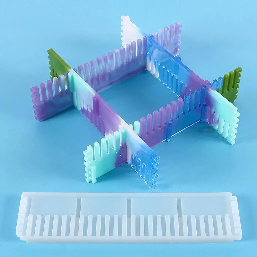Silicone Epoxy Resin Mold – DIY Frame Bracket & Shelf Divider Silicone Resin Mold Axl
