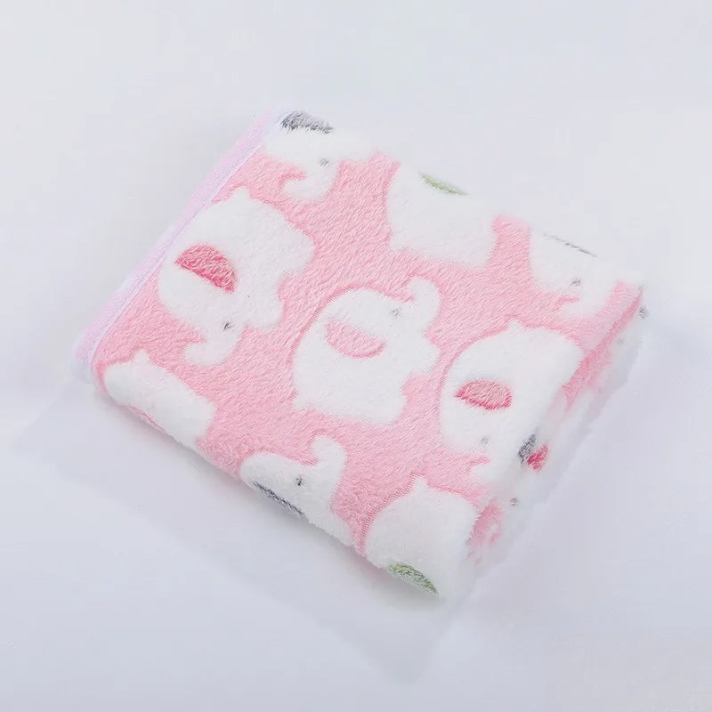 Soft Flannel Pet Blanket for Dogs & Cats | Cartoon Christmas Throw Pet Throw Blanket Axl