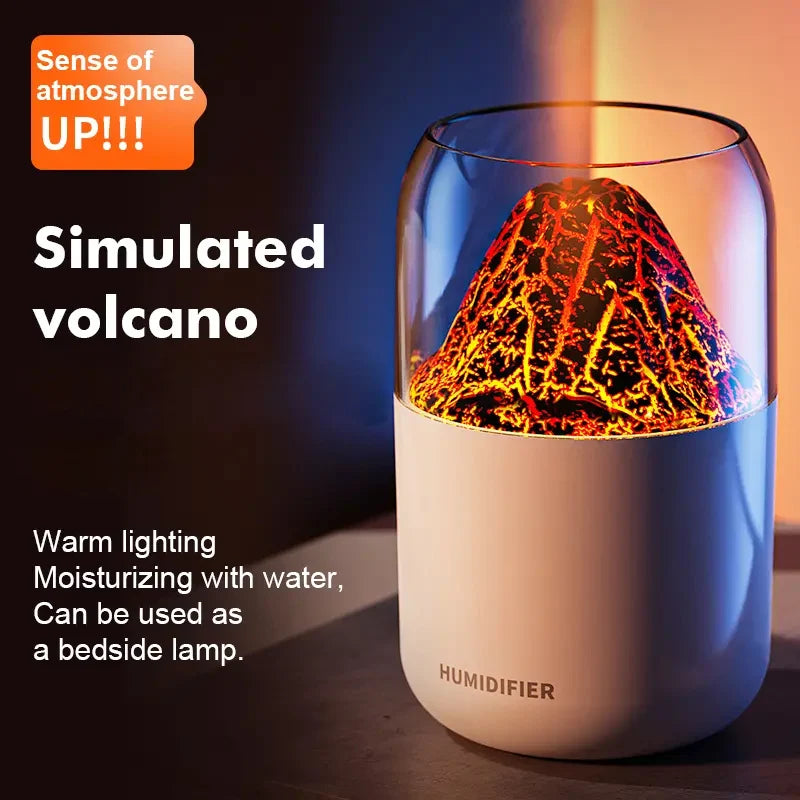 BALASHOV Mini USB Volcano Humidifier – Silent Desktop Mist Lamp Desktop Humidifier Axl