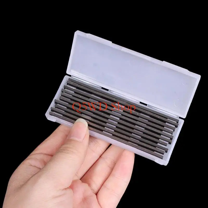 Manganese Steel Planer Blades 10-Pack | Electric Planer Replacement Planer Blades Axl