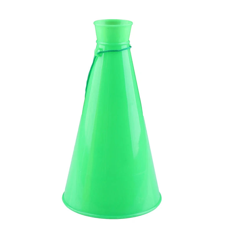 Plastic Trumpet Horn – Cheerleading Noisemaker for Sports & Parties Party Noisemaker Horn Axl Green