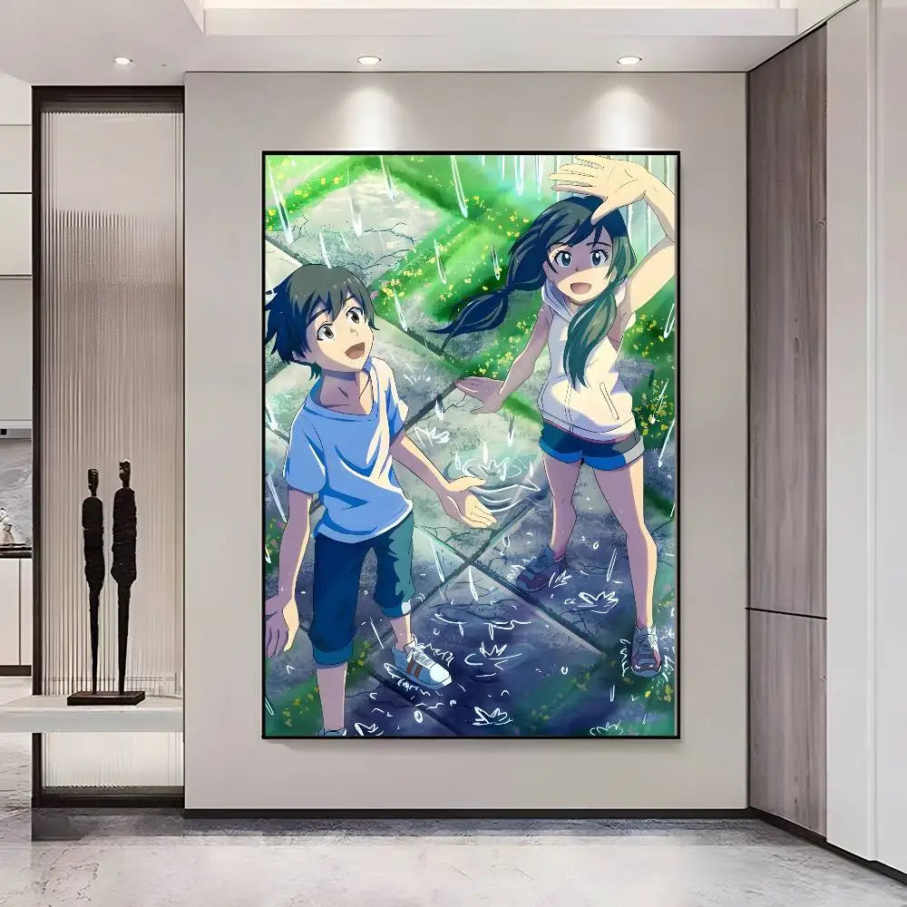 Weathering With You HD Wall Poster – Self-Adhesive Waterproof Wall Art Poster Axl z5 40X50cmNoframe