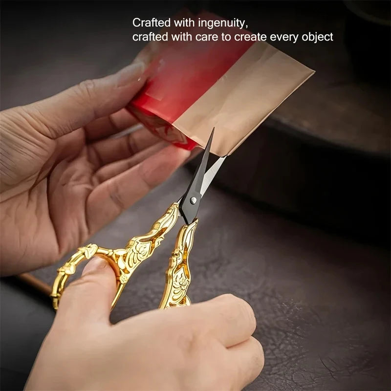 Retro Sewing Scissors – Steel Embroidery & Cross-Stitch Cutter Embroidery Scissors Axl