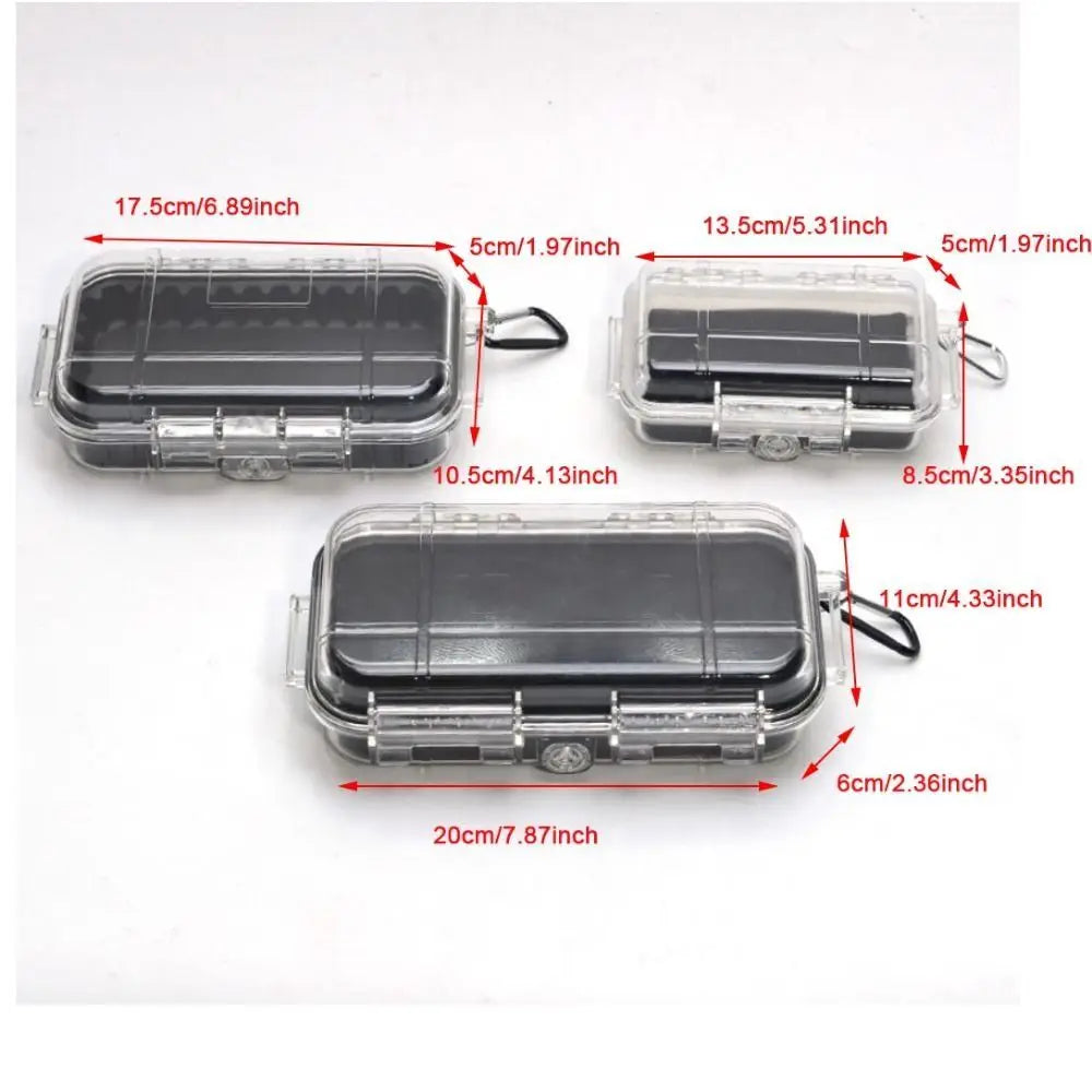 Waterproof Shockproof ABS Dry Box – Outdoor Storage Case S/M/L Waterproof Dry Box Axl