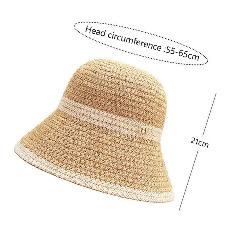 Women's Foldable Bucket Hat – UV Protection Summer Beach Hat Bucket Sun Hat Axl