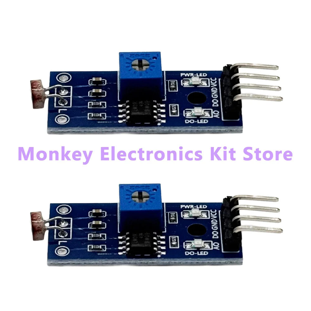 2-Pack LM393 Photosensitive Sensor Module – Light Detection Light Sensor Module Axl