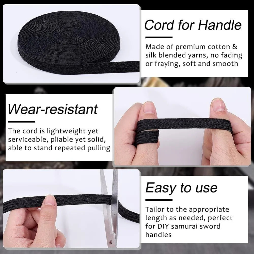 Ito Sageo Silk-Cotton Wrapping Cord for Katana & Samurai Sword Sword Wrapping Cord Axl