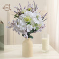 Artificial Rose & Lavender PU Flowers – Wedding & Home Decor Artificial Flower Bouquet Axl A