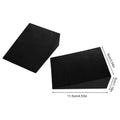 EVA Foam Yoga Wedge Blocks – Squat Slant Board Pair Yoga Wedge Block Axl Black 11.5x9x3cm