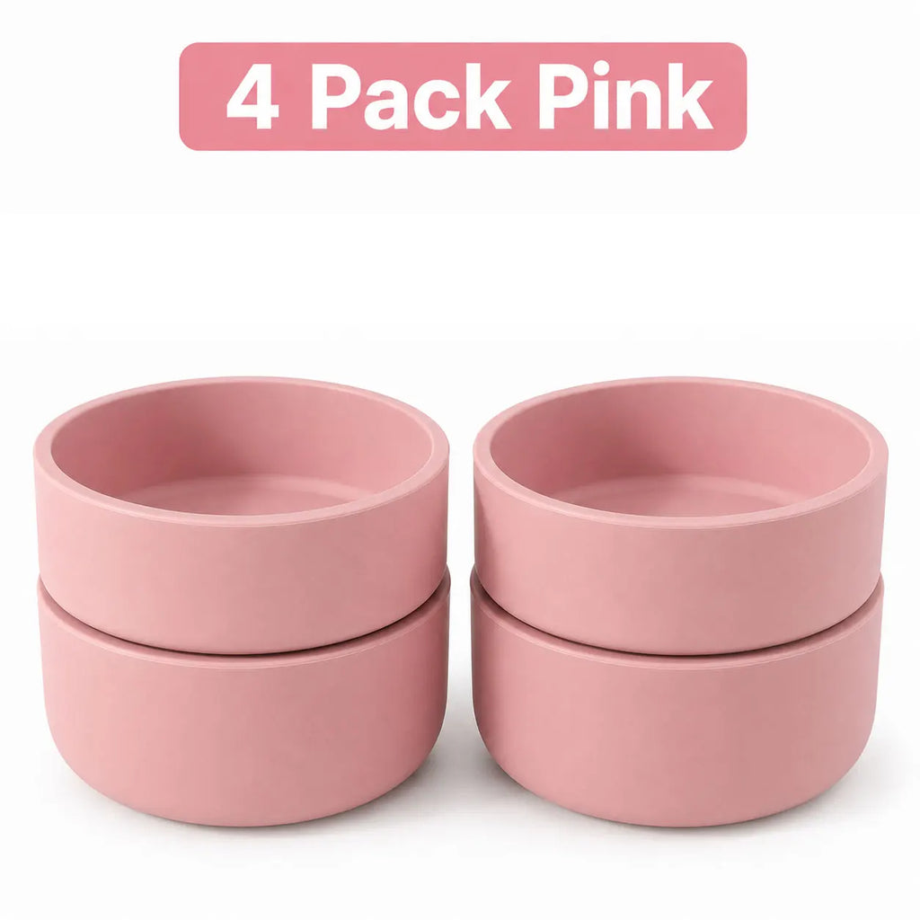 Silicone Egg Cooker Cups – BPA-Free Egg Bite Molds 2/4 Pack Silicone Egg Molds Axl 4 Pack Pink