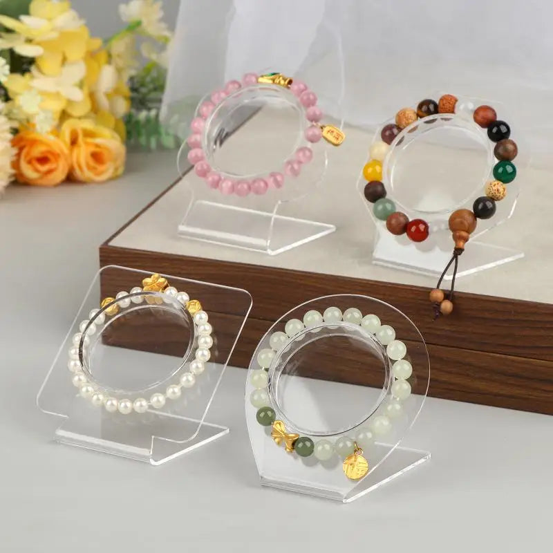 Acrylic Bangle Holder – 14-Bracelet Jewelry Display Stand Jewelry Display Stand Axl