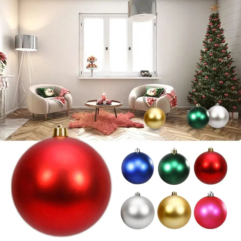 15cm Matte Christmas Ball Ornament – Giant Holiday Decoration Christmas Ornament Axl