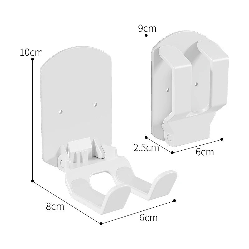 Wall Mount Game Controller & Headset Holder – No Drill Controller Wall Mount Axl white