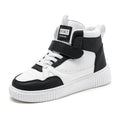 Kids High-Top Sneakers | Unisex Breathable Board Shoes Kids High-Top Sneakers Axl white and black 36