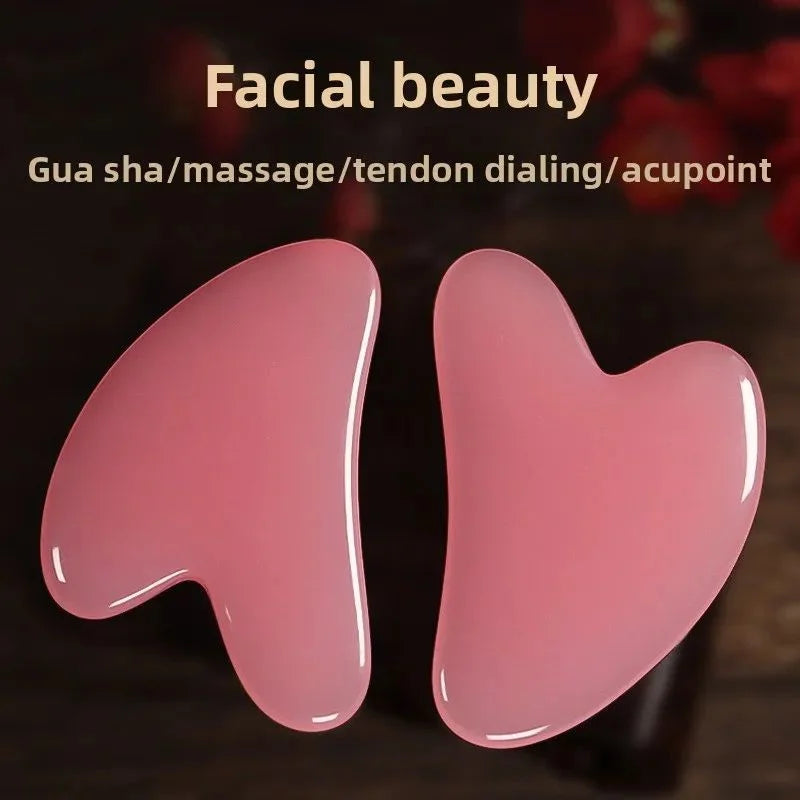 Facial Gua Sha Scraping Board & Acupoint Massage Stick Facial Massage Tool Axl