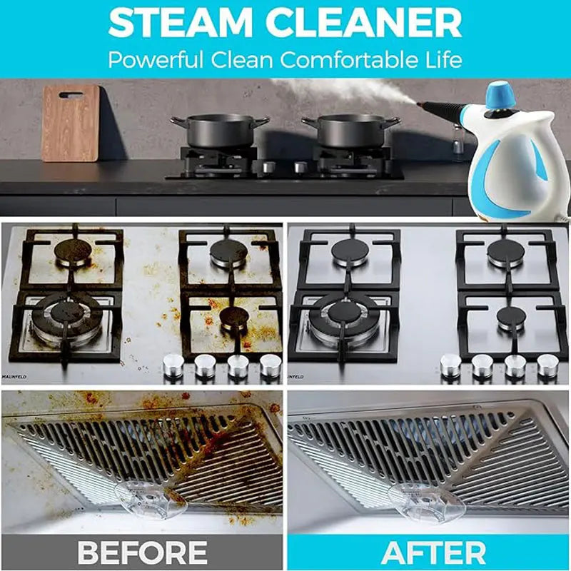 BALASHOV 1050W Handheld Steam Cleaner – Home, Car & Kitchen Handheld Steam Cleaner Axl