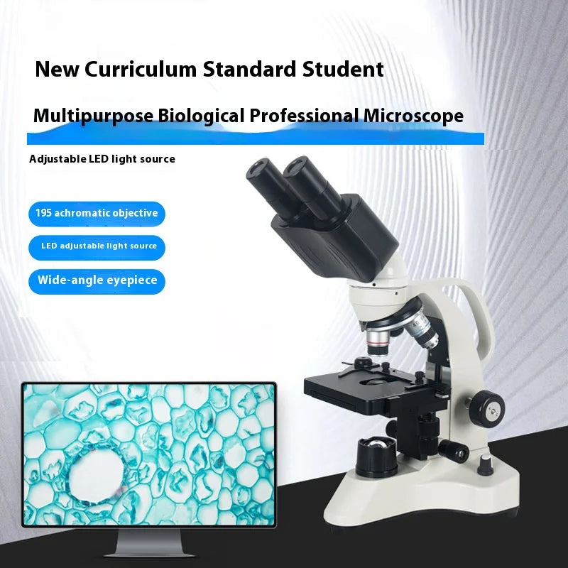 Binocular Biological Microscope – 500x for Students & Teaching Binocular Microscope Axl