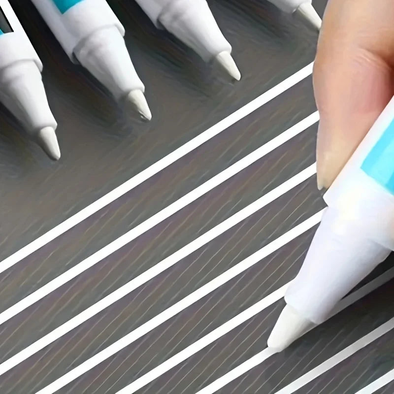 10-Pack White Paint Markers | Waterproof Fine Tip Oil-Based Pens Paint Markers Axl