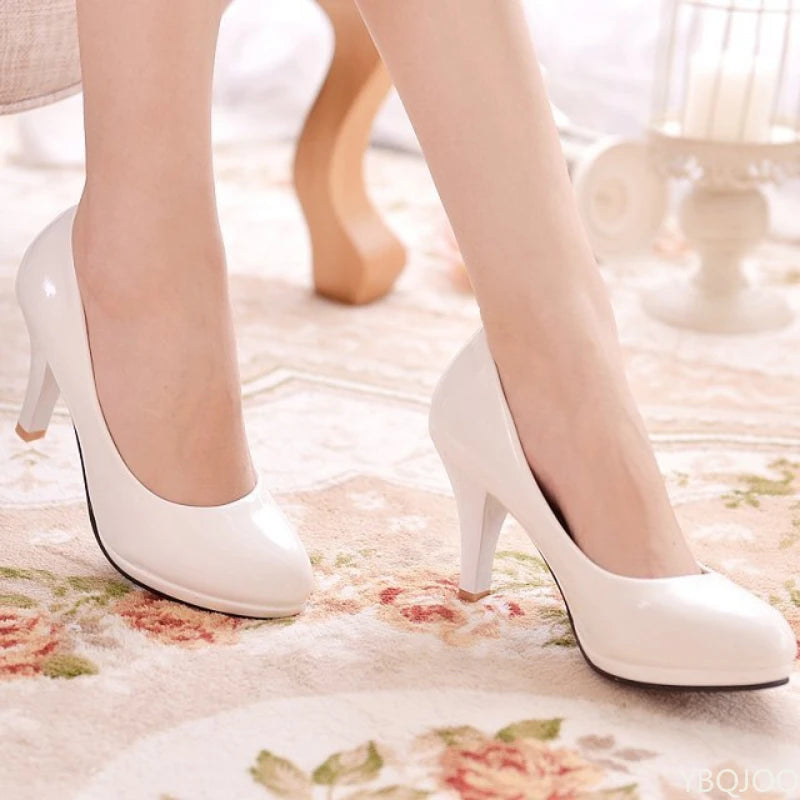 Women's Pointed Toe High Heel Pumps – Elegant Slip-On Shoes High Heel Pumps Axl