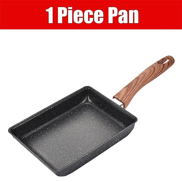Tamagoyaki Pan – Nonstick Rectangle Japanese Omelette Skillet Omelette Pan Axl 1 Piece Pan