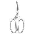 Heavy-Duty Stainless Steel Kitchen Scissors & Bone Shears Kitchen Shears Axl Silver scissors