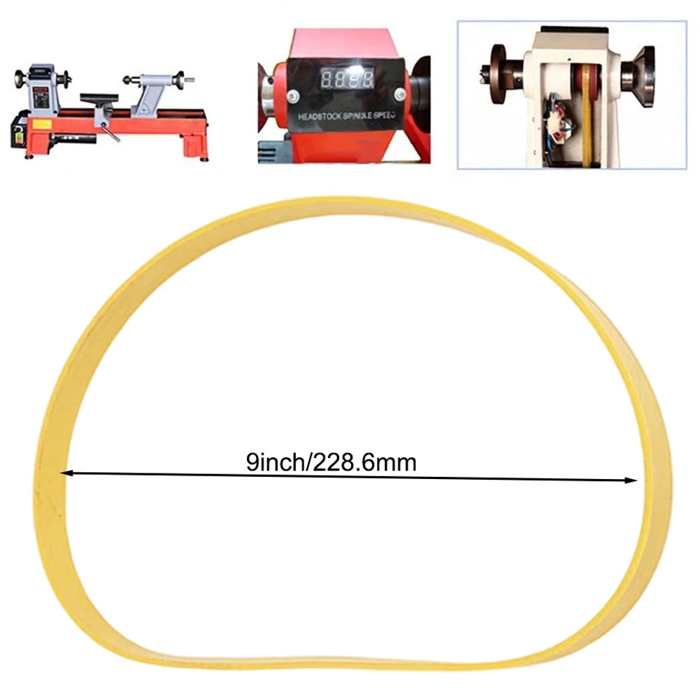2-Pack 9-Inch Rubber Bandsaw Tires – Non-Slip Replacement Bandsaw Tires Axl