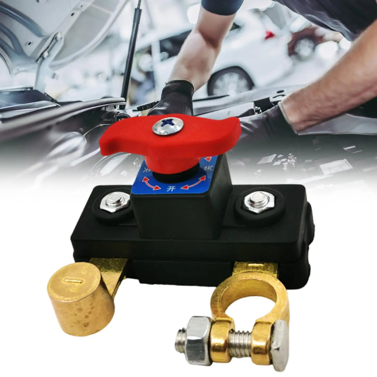 Car Battery Disconnect Switch 12V/24V 100A – RV Truck Boat Battery Disconnect Switch Axl