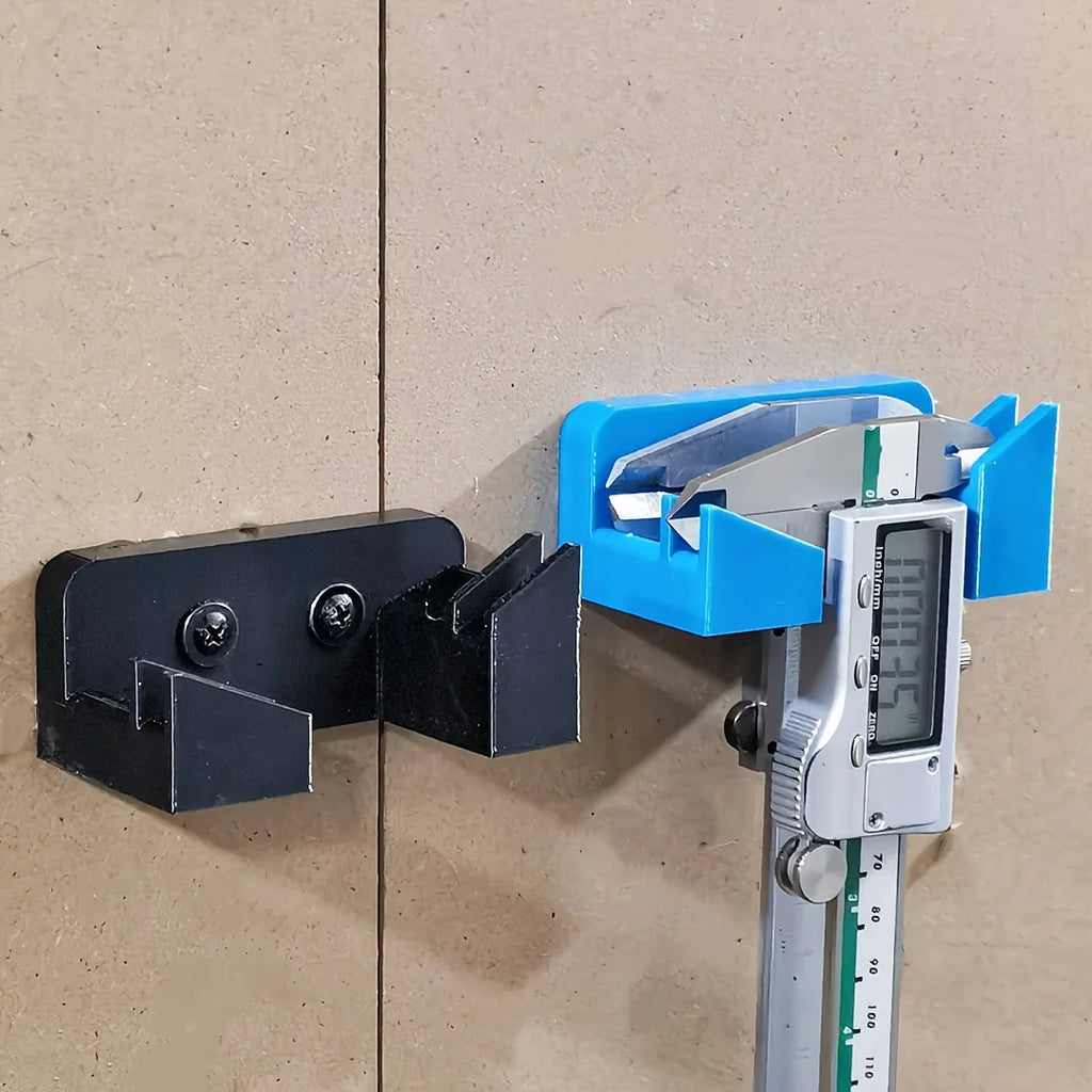 Wall Mount Vernier Caliper Holder – Double Hook Rack Tool Storage Rack Axl