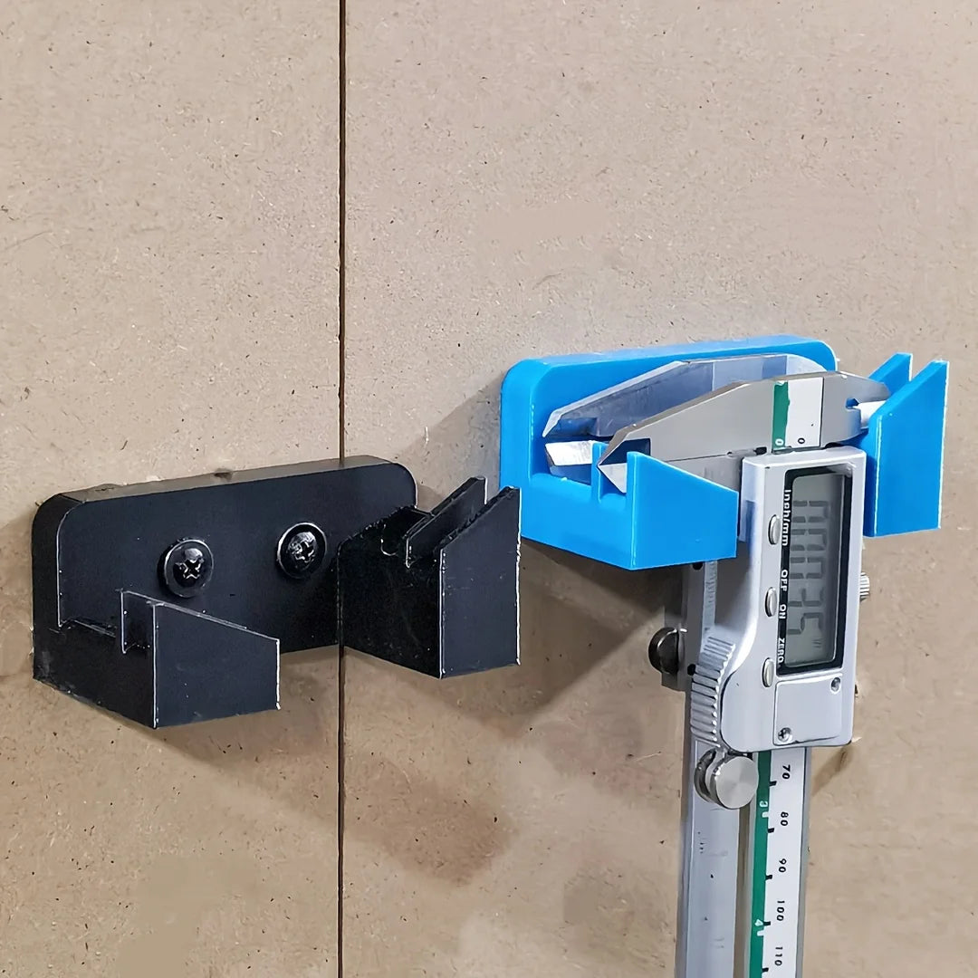 Wall Mount Vernier Caliper Holder – Double Hook Rack Tool Storage Rack Axl