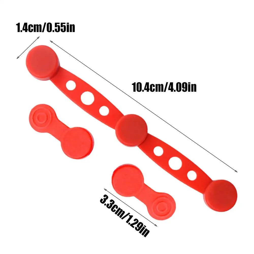 Air Fryer Silicone Magnet Clips – Food-Grade Liner Stabilizer Air Fryer Accessory Axl Red