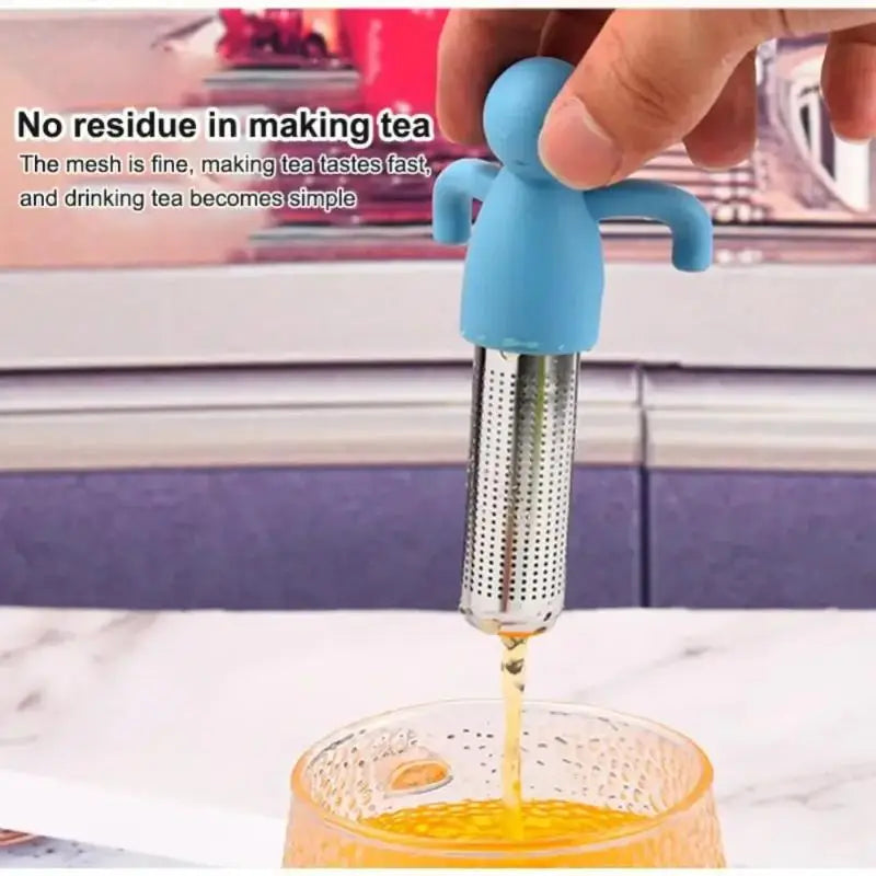 Human-Shaped Stainless Steel Tea Infuser | Reusable Loose Leaf Tea Infuser Axl